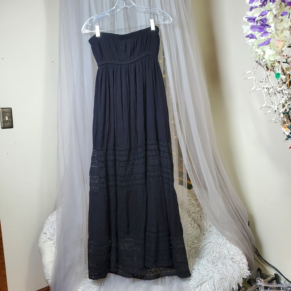 Torrid Whimsigoth Maxi Dress Black Resortwear Beach To Dinner Size 1X Cruise - Picture 3 of 6